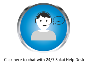 Link to 24/7 Sakai Help Desk Chat